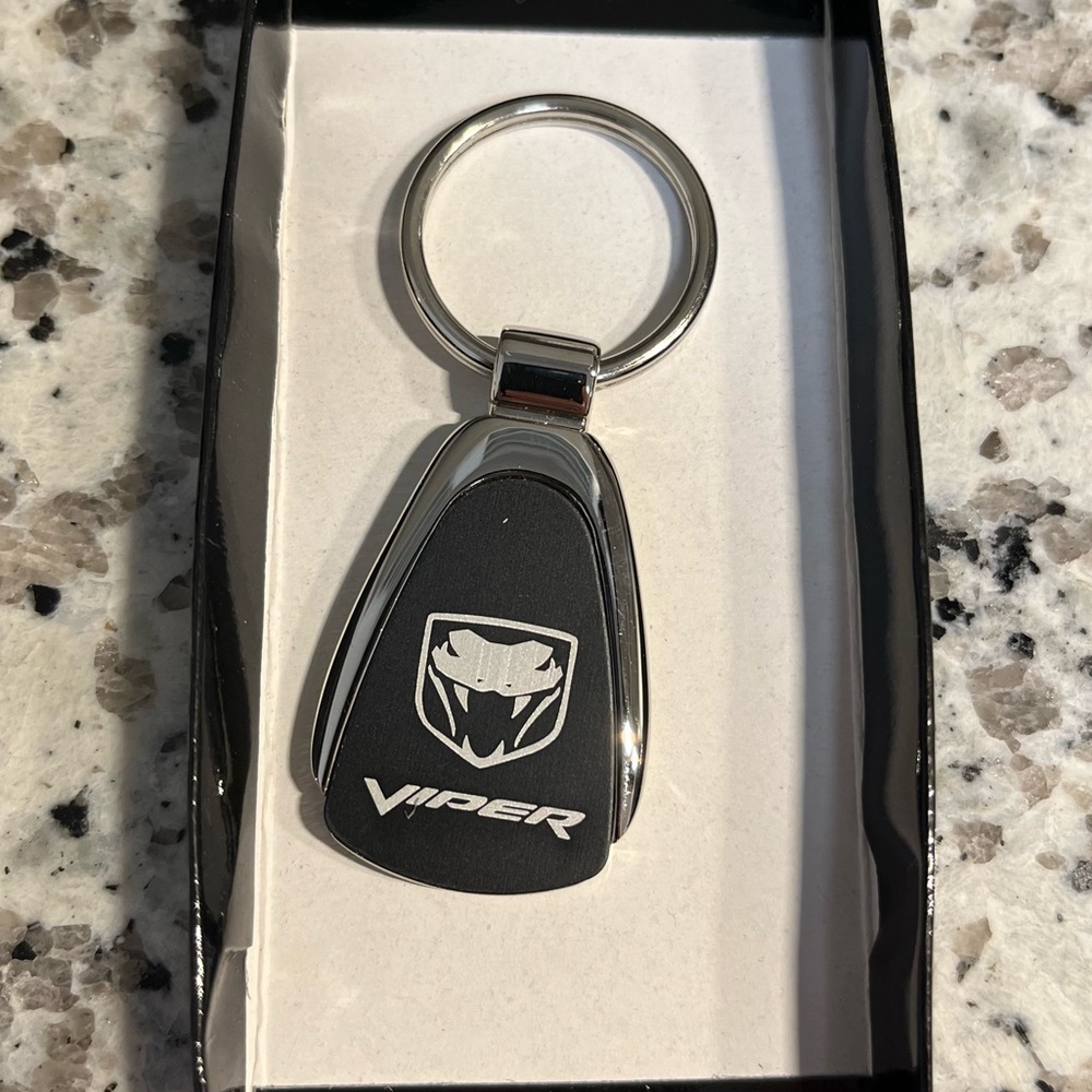 Dodge Viper Keychain Fangs Logo